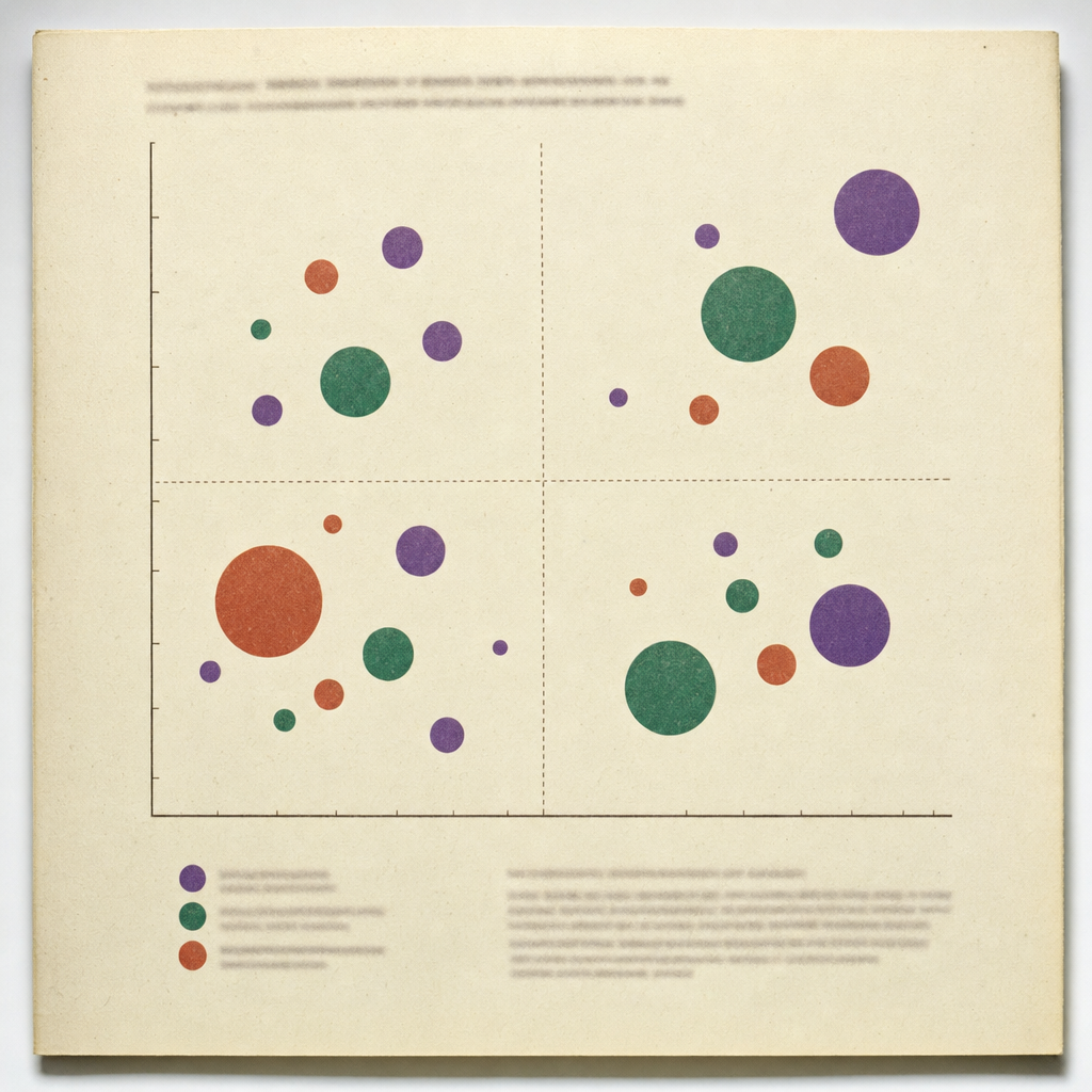 The Rate-Path Expert Index report artifact: a printed scatter chart of scored expert predictions